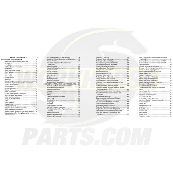 2010-2011 Workhorse W-Series Electronics Service Manual Download